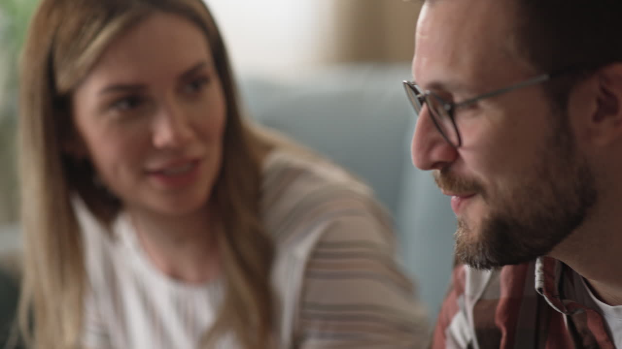 Couple looking at something