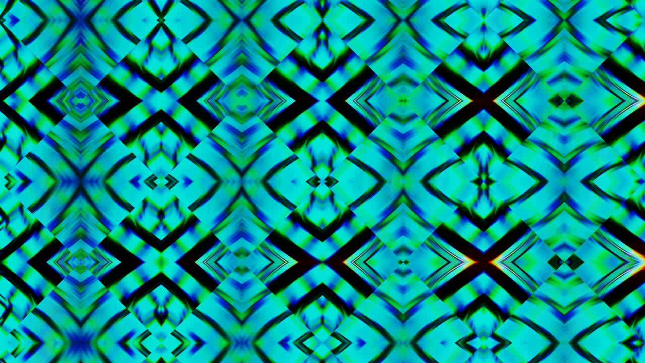 kaleidoscopio en movimiento. gráficos en movimiento de 4k