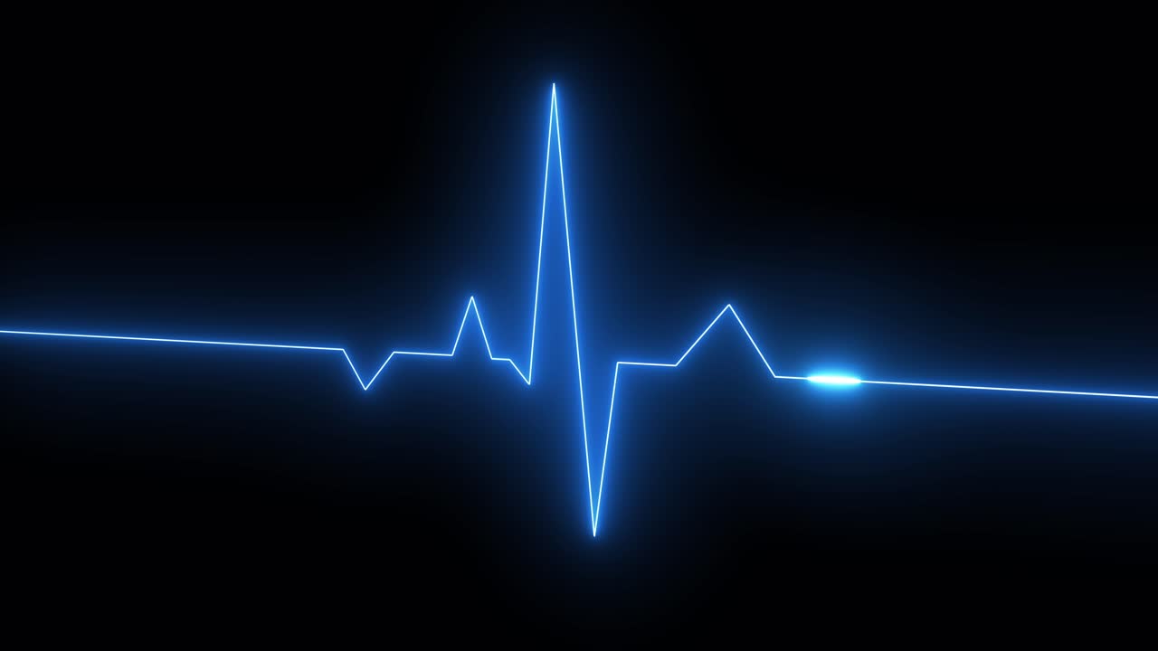 Heartbeat Pulse Neon Line