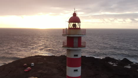 The-light-house-tower-on-the-Spanish-island-of-Gran-Canaria-"Faro-de-Sardina