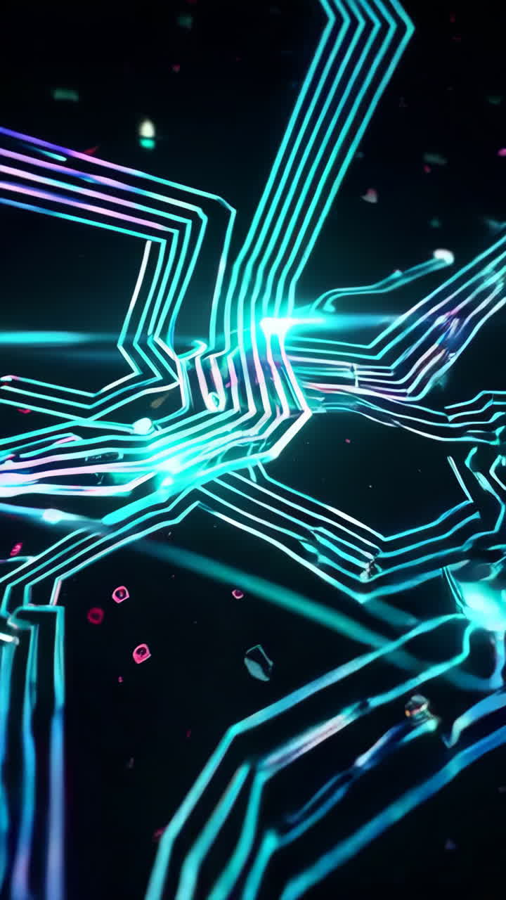 diseño abstracto de placas de circuitos luminosos