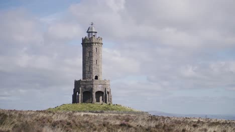 A-view-of-Darwen-Tower-in-Lancashire-on-a-windy-day