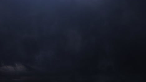 clouds turn dark and thunderstorms