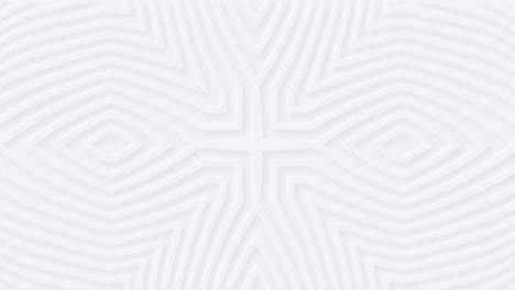4k fondo geométrico blanco abstracto. blanco floral ligero con bucle sin costuras bg.