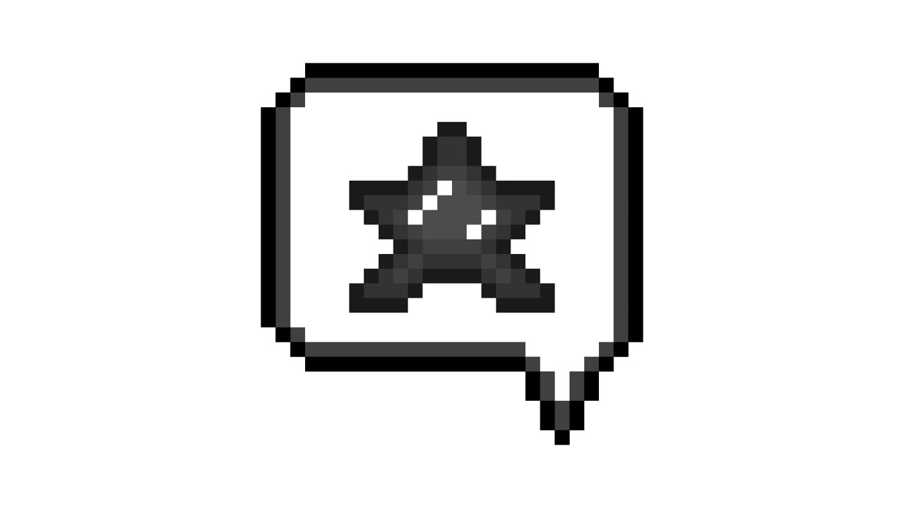 Pixel Art Pop-up Icon Animation with Star in Speech Bubble (6).mov