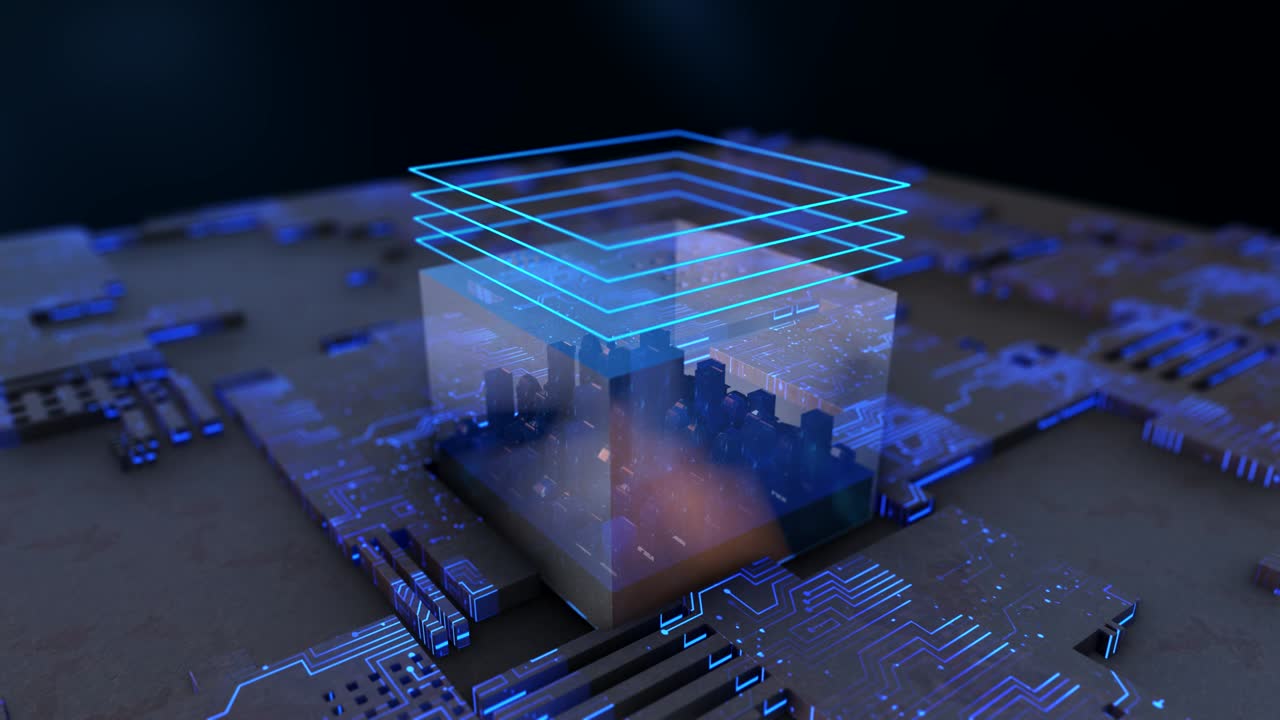 추상적인 디지털 배경 4k