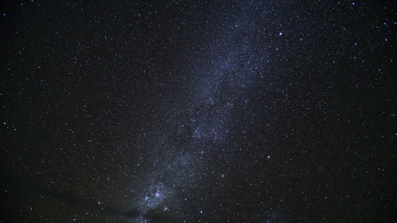 Milky Way and Starry Night Sky