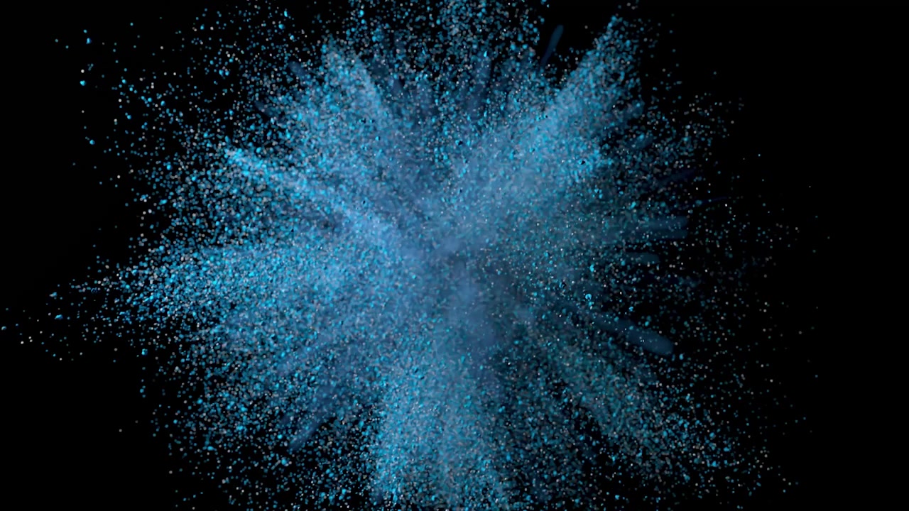 Blue Powder Explosion