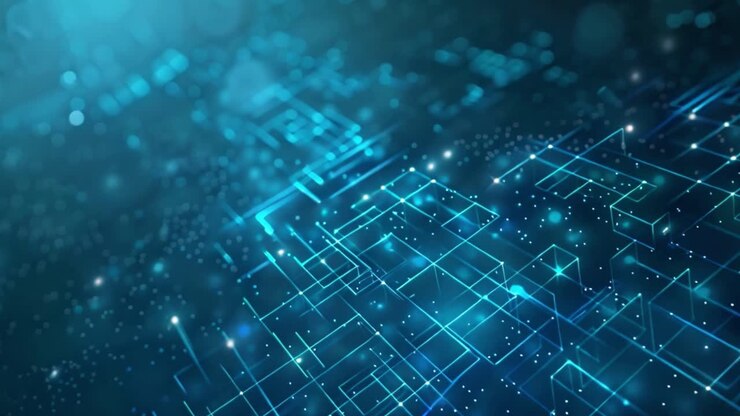 Sfondo astratto di rete di tecnologia digitale
