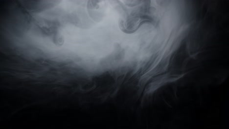 haze smoke swirling on black background 07