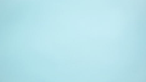 beautiful natural flowers emerge from a pink gift box, forming a heart decorated around with buds, petals and leaves. light blue background. stop motion animation.