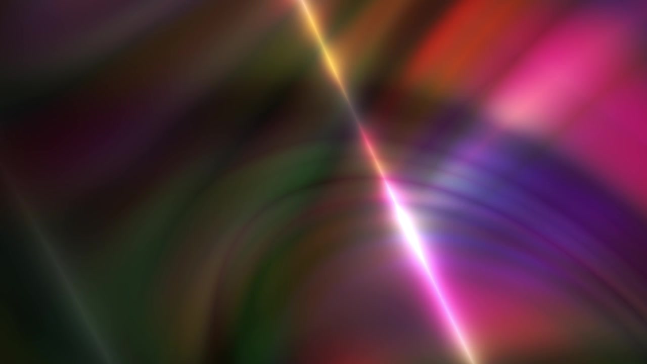 Linea Luminosa Astratta che si Muove su Sfondo Ondulato Colorato