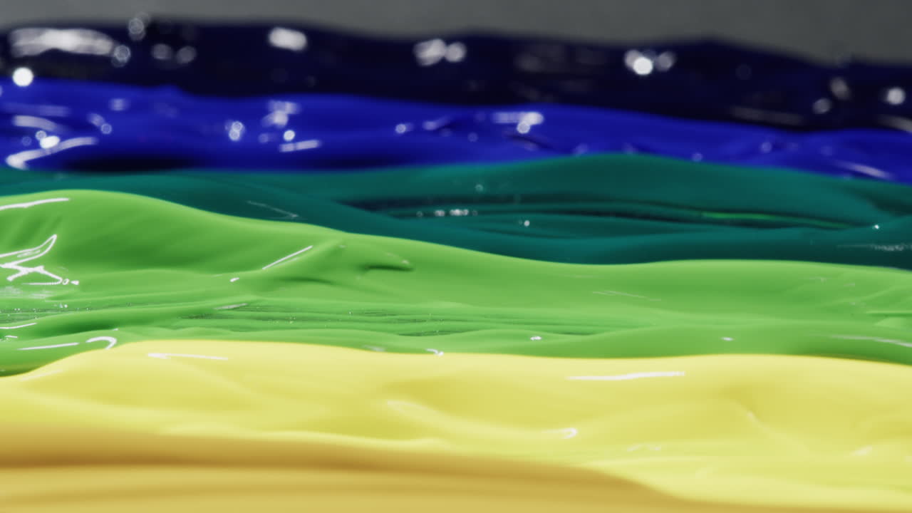 Colorful Rainbow Paint Texture