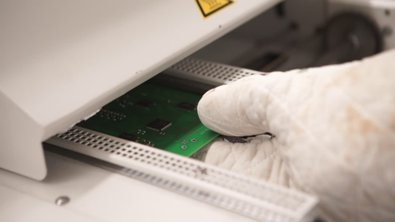 전자 회로 보드 조립 과정