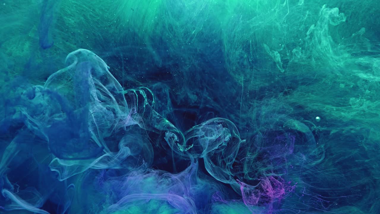 movimiento de vapor de color azul verde rosa mezcla de vapor