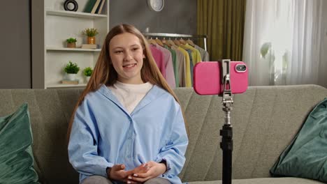 Teenager Vlogger Recording Video