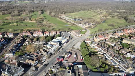 north chingford essex epping forest en imágenes aéreas de fondo 4k