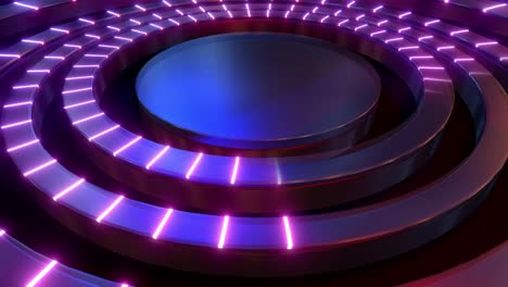 abstract futuristic neon stage background