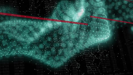 Animación-De-Puntos-Blancos-Sobre-El-Procesamiento-De-Datos