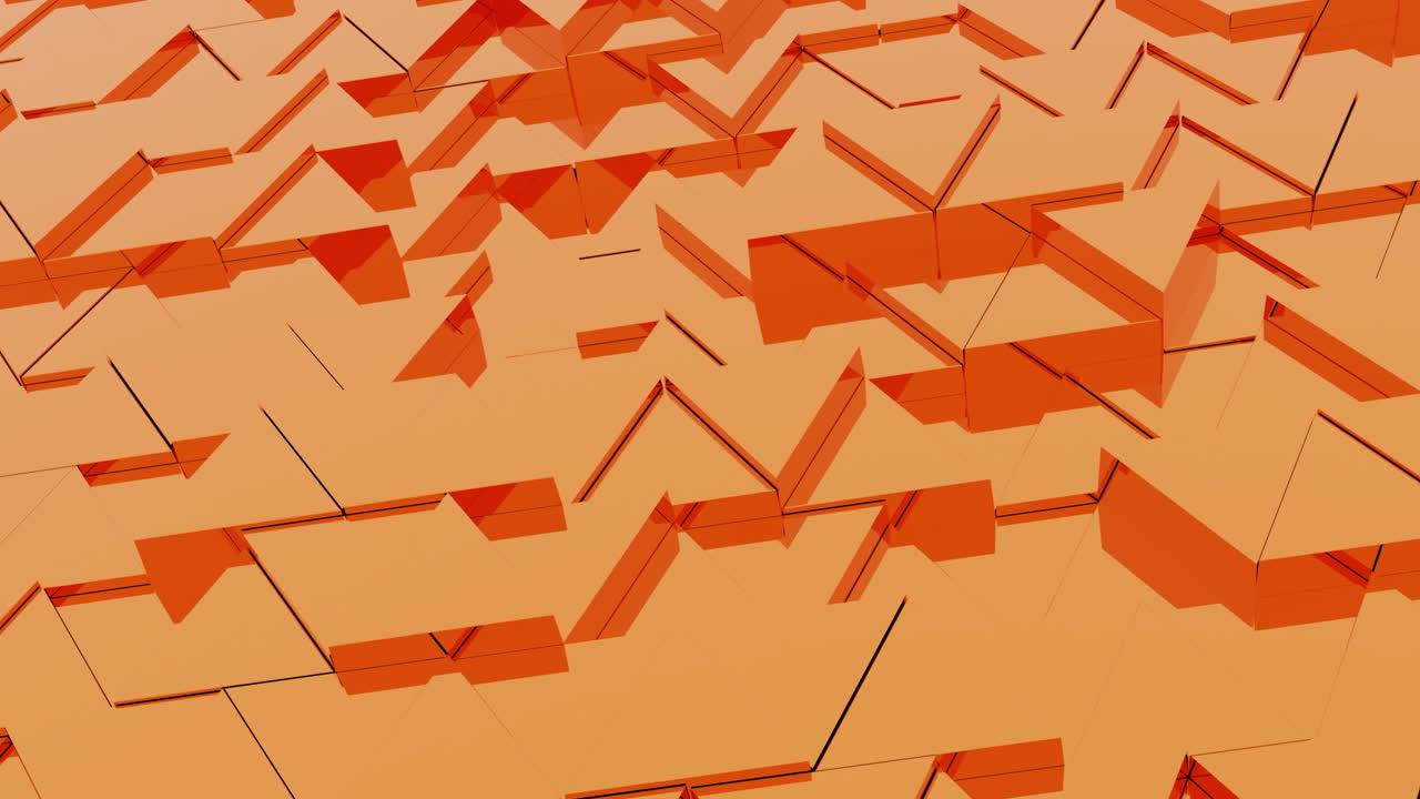 triángulos anaranjados abstractos