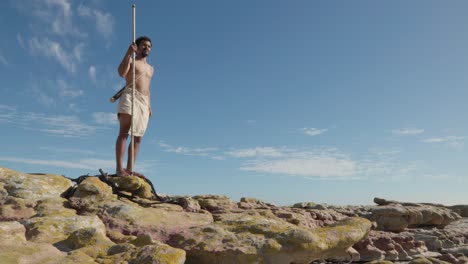 el primer pueblo costero indígena del sur de áfrica, el strandloper