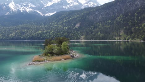 hermosa vista sobre el eibsee