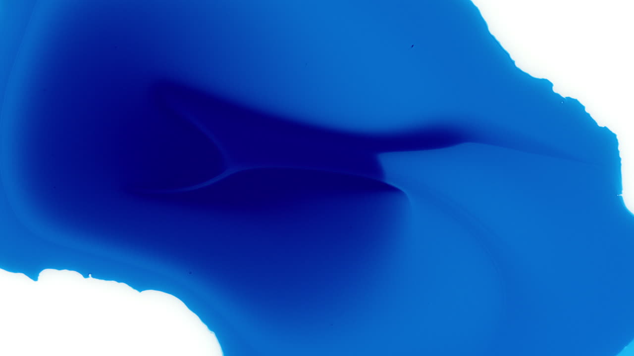 파란색 잉크 확산, 액체 예술, 바다 개념 시각, 색 배경