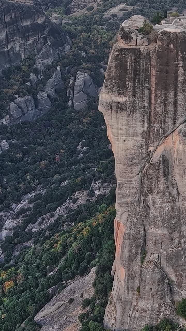 Beautiful cliffs and monasteries in Greece attract many visitors daily