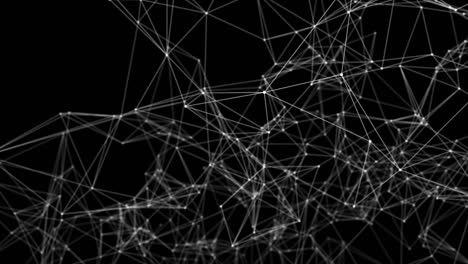 global structure networking and data connection loop background animation.