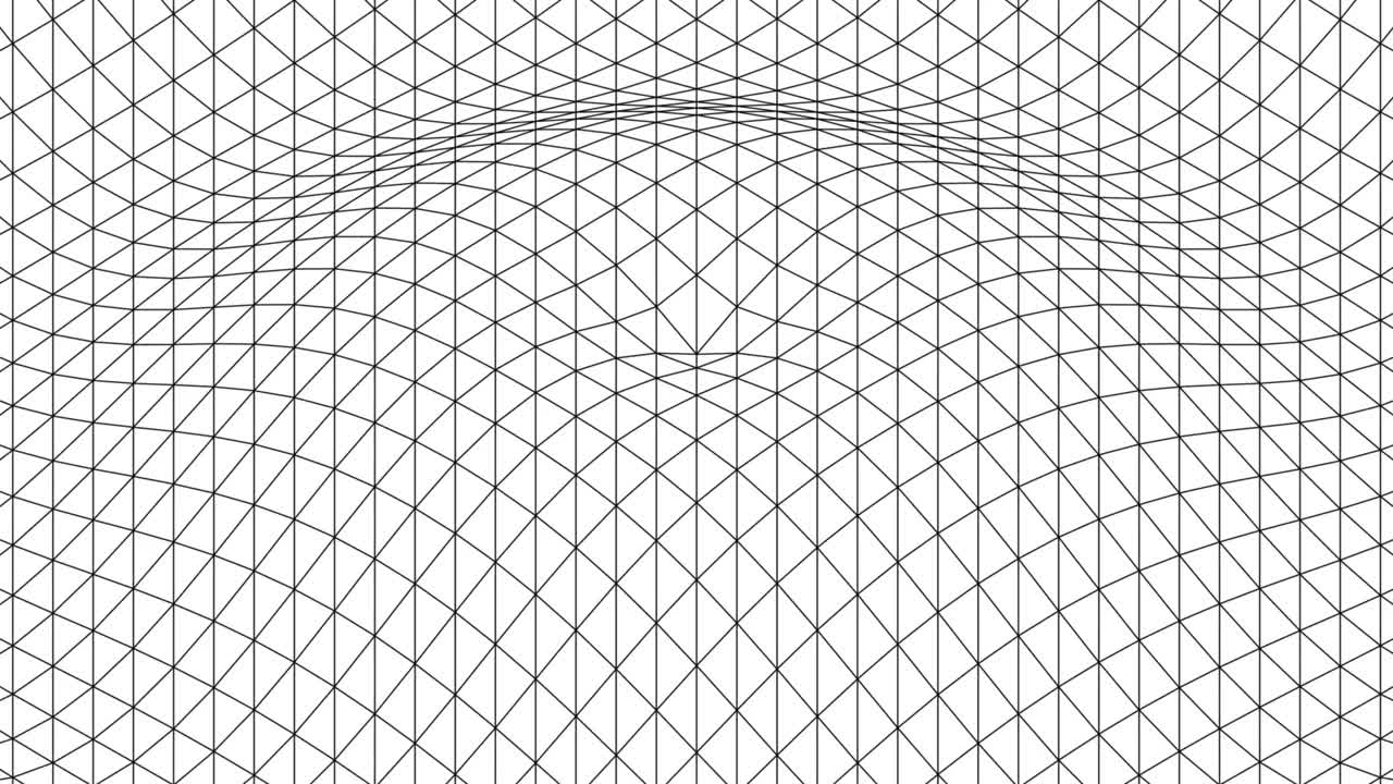 malla con ondas concéntricas en bucle