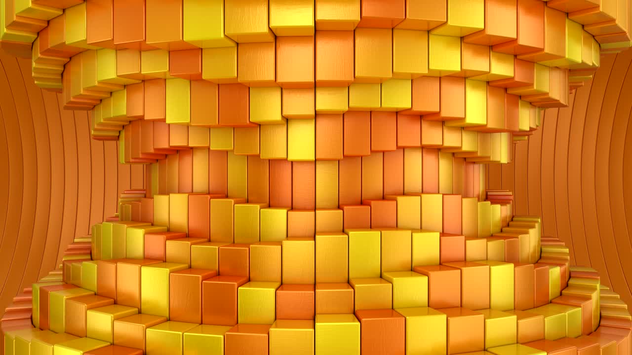 las cajas forman una onda