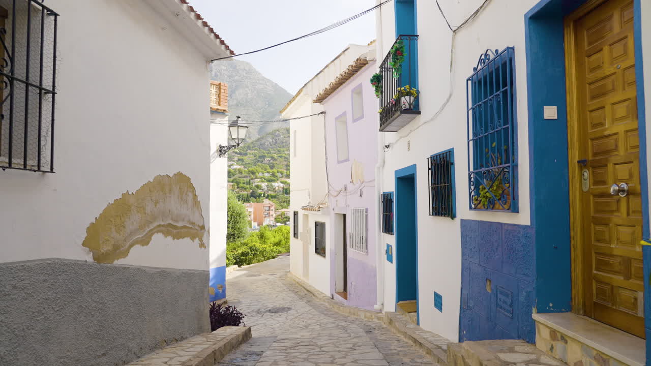 Charming Spanish Village Alleyway