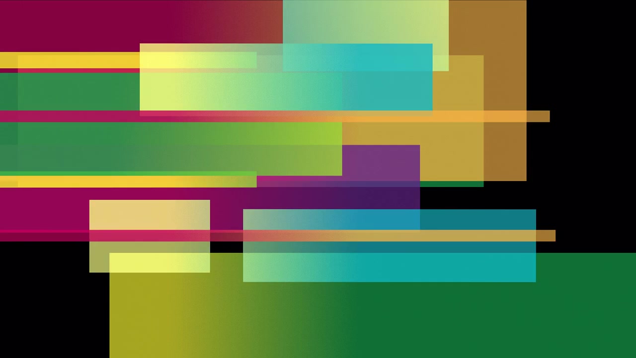Animação Abstrata Dinâmica de Formas Geométricas Coloridas