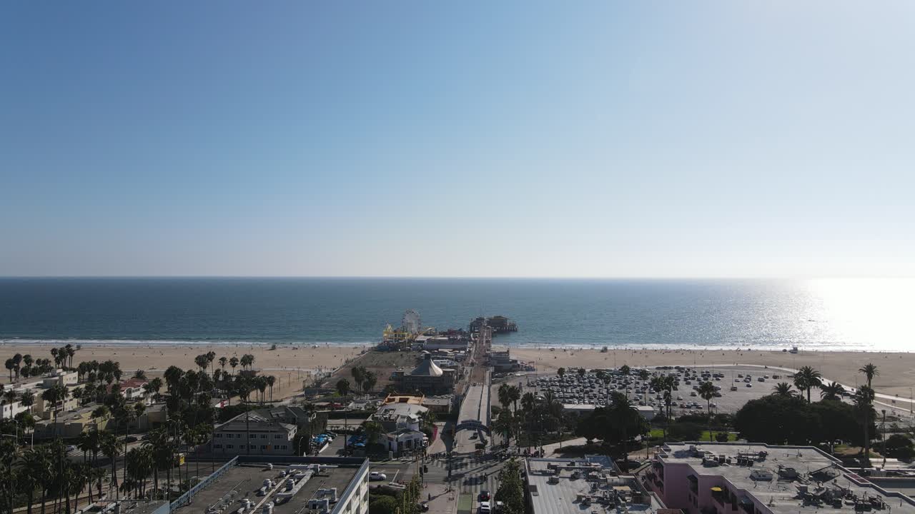 산타모니카 부두 공중 비행