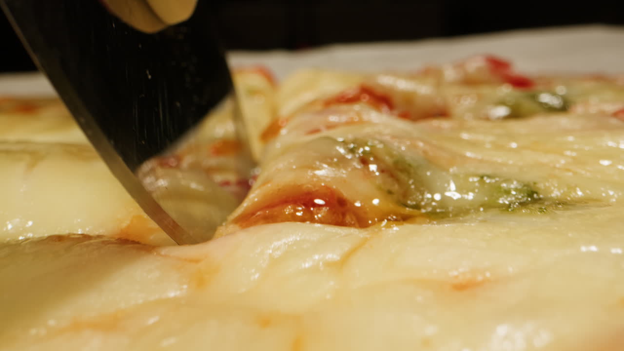 Cutting a Delicious Pizza Slice