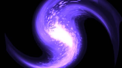 luces de galaxia de neón etéreo en espiral sobre un fondo negro