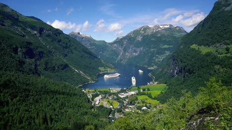 geiranger fjord, norway. beautiful nature norway natural landscape.