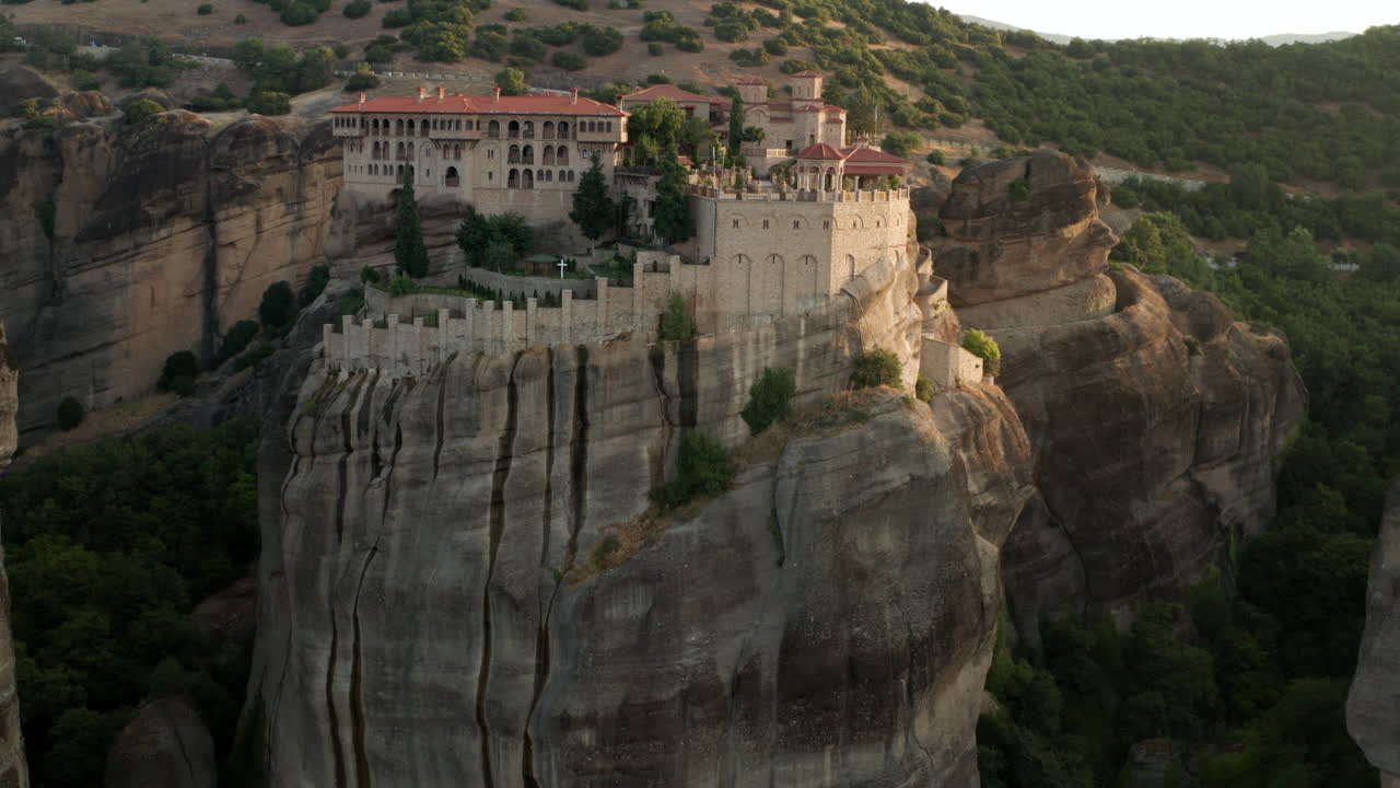 Meteora Monastery, Greece - Aerial View