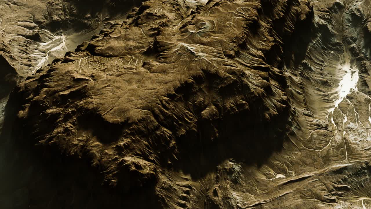 vista del paisaje del planeta alienígena