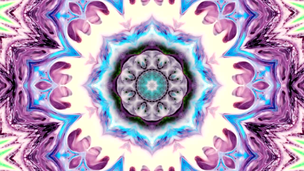 movimiento de fondo de kaleidoscopio abstractamente colorido