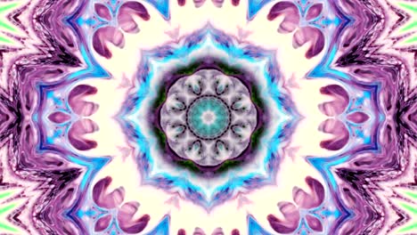 movimiento de fondo de kaleidoscopio abstractamente colorido