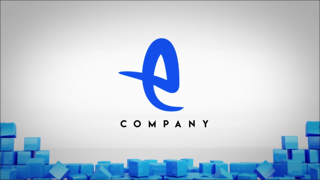 Company Logo with Cubes