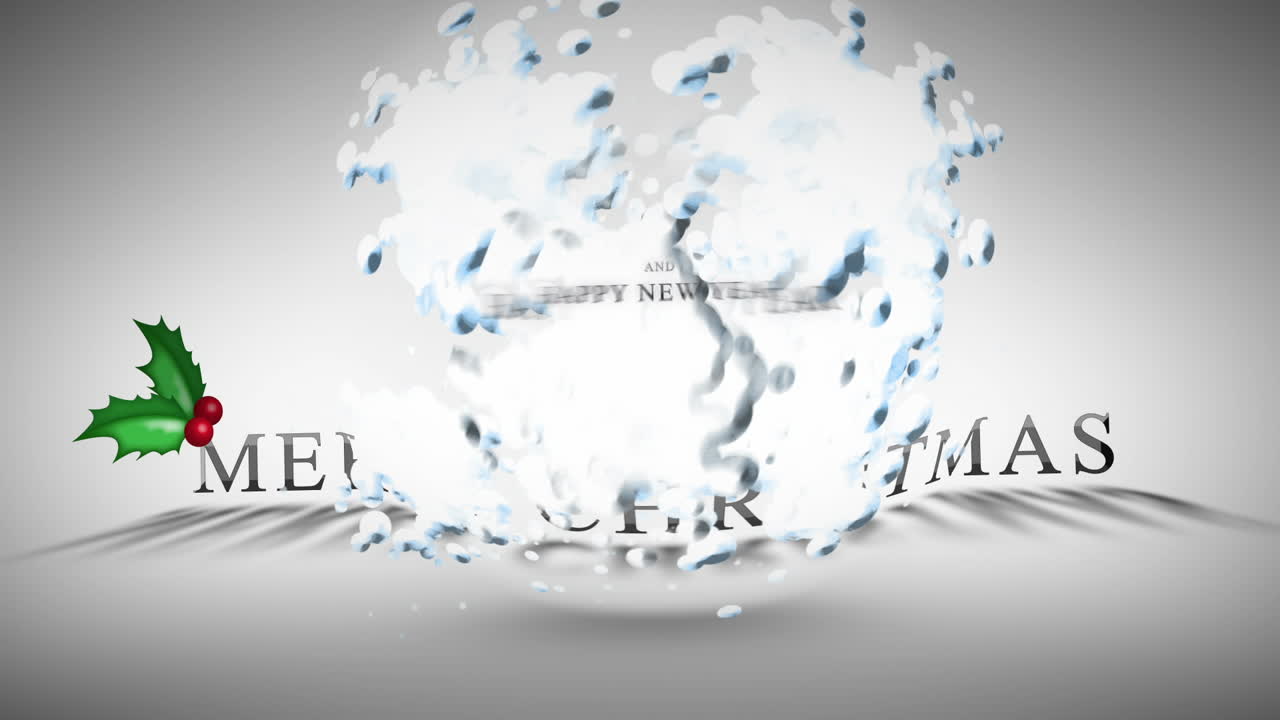 크리스마스와 새해를 위한 애니메이션 제목