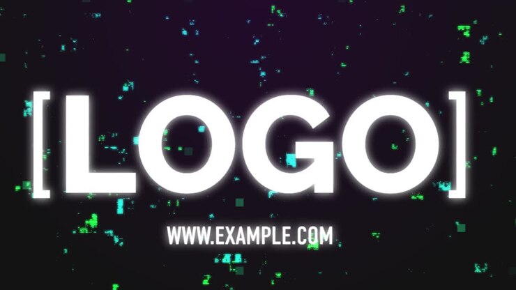 Futuristic Cyber Technology Logo Reveal