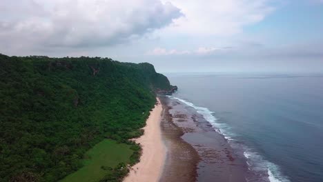 Su-Vuelo-Sobre-La-Playa-Estaba-Nublado