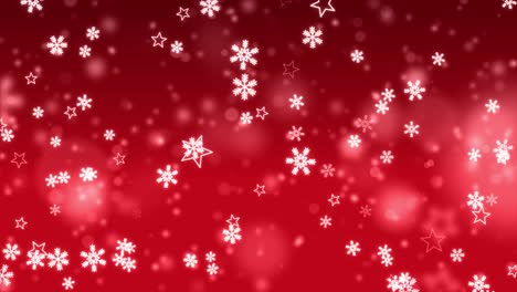 christmas snowflakes and stars background