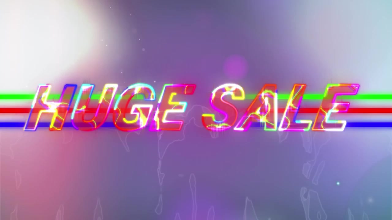 Animation of huge sale text over people dancing on black background