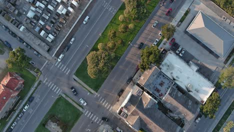 birds eye view of new orleans city streets