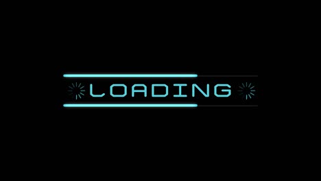 loading process to complete