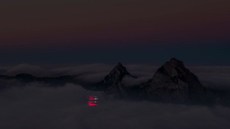 Mountain Landscape with Programmer/Developer Names